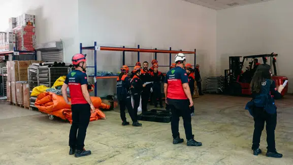 Kayapınar Belediyesi arama kurtarma ekibi İRNAP sınavına hazırlanıyor: Son prova tamamlandı