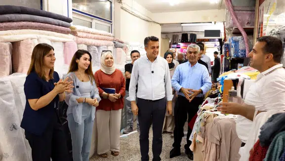 Diyarbakır Sur'da esnaf sıkıntılarını dile getirdi, eşbaşkanlar çözüm sözü verdi