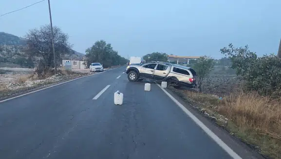 Diyarbakır Çermik-Siverek yolunda sabah saatlerinde trafik kazası: 1 yaralı