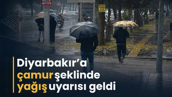 Diyarbakır'da 14 Ekim hava durumu: Çamur şeklinde yağış uyarısı geldi