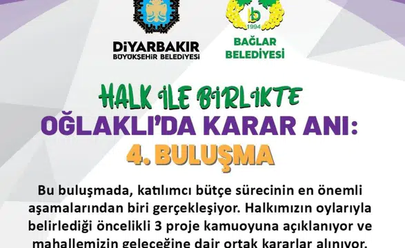 Diyarbakır'da vatandaş oyunu kullandı: Katılımcı bütçe oylama sonuçları açıklanıyor