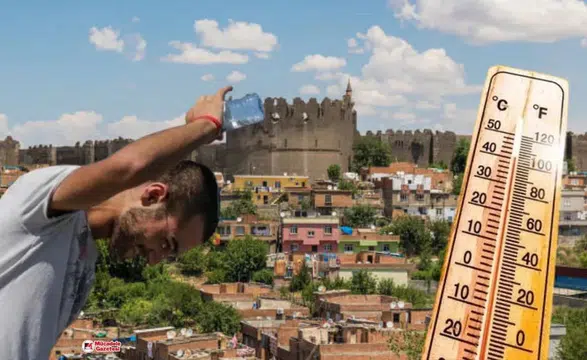 Diyarbakır'da kavurucu hava etkisini sürdürüyor: İşte beklenen rekor sıcaklık