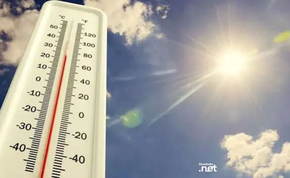 Diyarbakır'da sıcaklık mevsim normallerini alt üst ediyor: İki ilçe arasında 7 derecelik fark