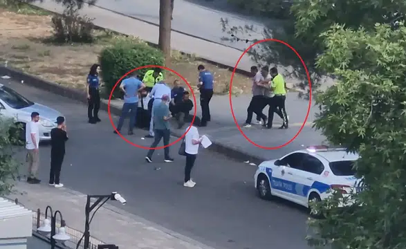 Diyarbakır Adliyesi önünde çekim gerginliği Polise saldıran 4 şahıs gözaltına alındı