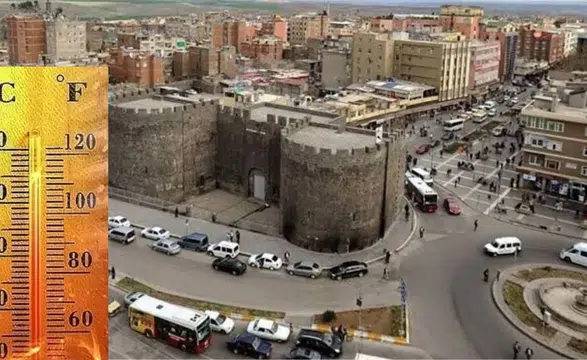Diyarbakır'da hava cayır cayır yakıyor: Bir nokta 42 dereceyi görecek