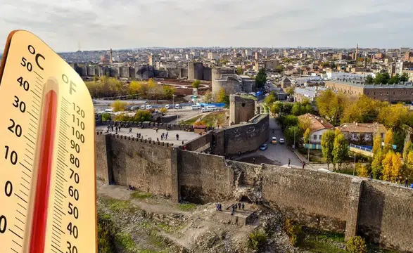 Diyarbakır'da kavuran sıcaklıklarla ilgili küçük bir sürpriz var: Meteoroloji duyurdu