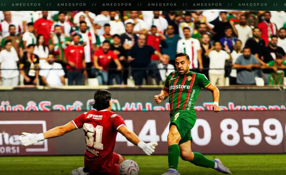Amedspor'un ilk hafta zaferi taçlandı: Dia Saba'nın golüne büyük onur