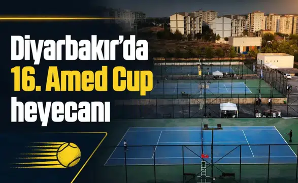 Diyarbakır'da tenis heyecanı başlıyor: 16. Amed Cup için kayıtlar açıldı