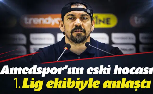 Amedspor'un eski hocası Servet Çetin 1. Lig ekibiyle anlaştı: İşte yeni takımı