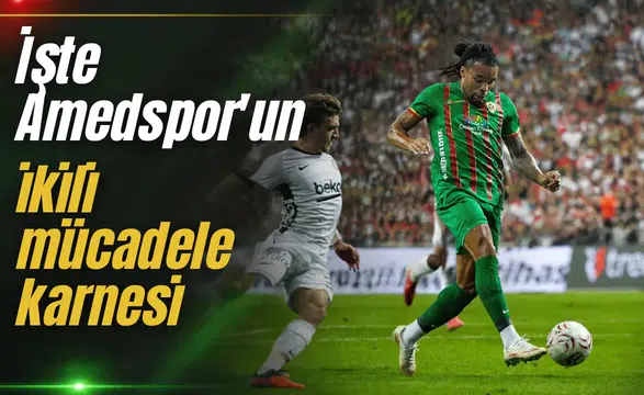 Lider Amedspor'un ikili mücadele karnesi belli oldu: İşte başarı oranı