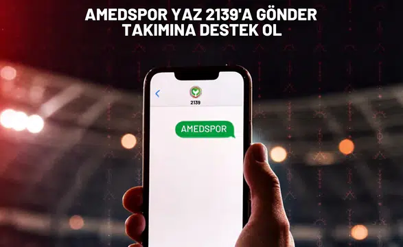 Amedspor'dan destek kampanyası: Taraftarlara SMS ile katkı çağrısı yapıldı