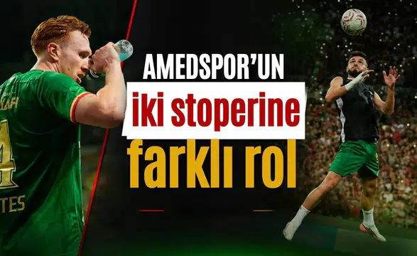 Amedspor'da rol paylaşımı: İstatistikler iki stoperin farkını gözler önüne serdi