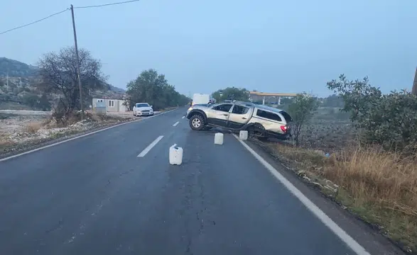 Diyarbakır Çermik-Siverek yolunda sabah saatlerinde trafik kazası: 1 yaralı