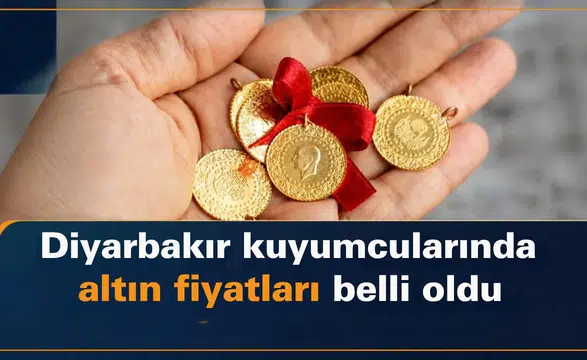 Diyarbakır kuyumcularında çeyrek ve gram altın fiyatları ne kadar? İşte güncel rakamlar