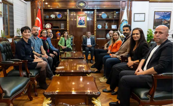 Diyarbakır'a gelen Rennes heyetinden önemli ziyaret: Katı atıkta ortak proje mesaisi