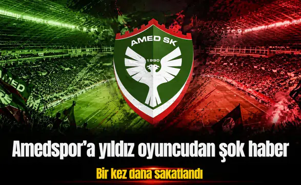 Amedspor'a yıldız oyuncudan şok haber: Bir kez daha sakatlandı