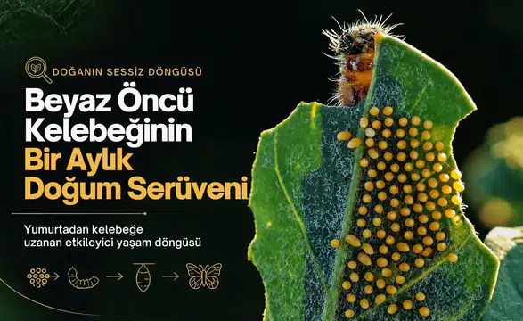 Hevsel Bahçeleri'nde saklı kalan anlar: Beyaz öncü kelebeğinin 35 günlük serüveni
