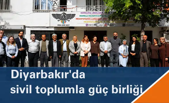 Diyarbakır'da sivil toplumla güç birliği: Eşbaşkanlar üç derneği ziyaret etti