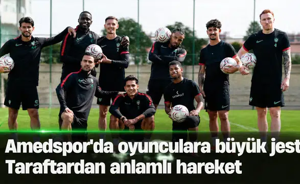 Amedspor'da oyunculara jest yapıldı: Taraftar 11 yıl önceki acıyı unutmadı