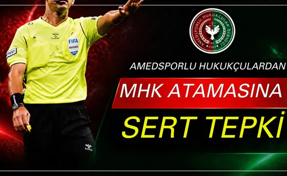 Amedsporlu hukukçulardan MHK atamasına sert tepki: Kabul edilemez