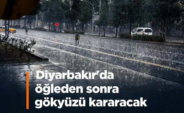 Diyarbakır'da 21 Ekim Çarşamba hava durumu: Öğleden sonra hava kararacak