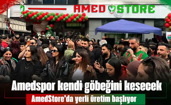 Amedspor kendi göbeğini kesecek: AmedStore'da yerli üretim başlıyor