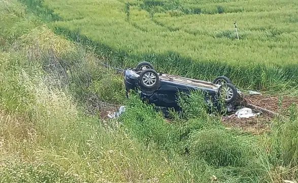 Çınar ilçesi kırsalında acı trafik kazası 1 kişi yaşamını yitirdi, 4 kişi yaralı