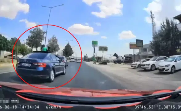 Diyarbakır-Ergani yolunda çocukları tehlikeye atan sürücüye ağır ceza 111 bin TL