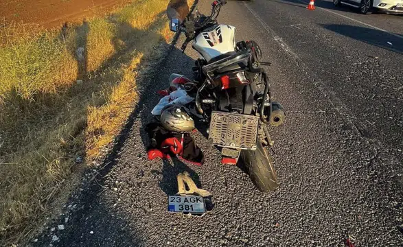 Diyarbakır-Ergani yolunda acı kaza Motosikletli genç yaşamını yitirdi, 1 yaralı
