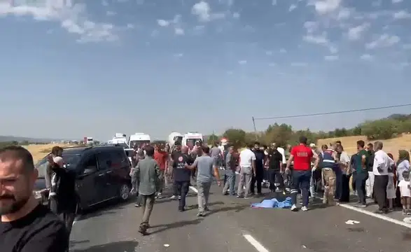 Lice'de minibüs faciası Karahasan Mahallesi'ndeki kazada 5 yurttaş yaşamını yitirdi