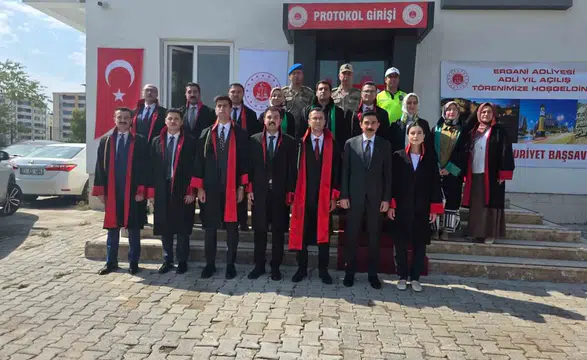 Ergani'de adli yıl mesaisi başladı: 2026-2027 dönemi törenle açıldı