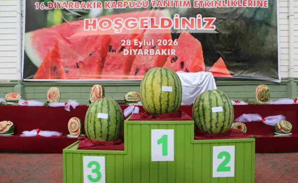 Diyarbakır'da 16. Geleneksel Karpuz Festivali: Dev karpuzlar yarıştı