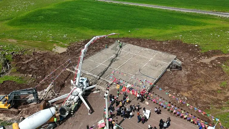 Diyarbakır'da günde 1500 kişiye hizmet verecek sosyal tesis yola çıktı