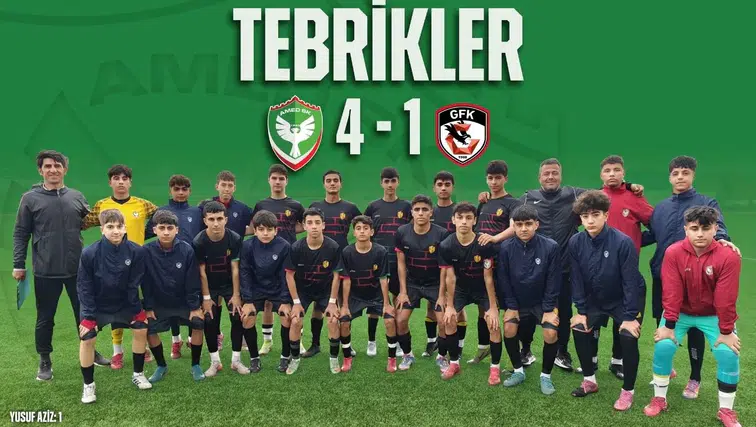 Amedspor'da U14 finallere kaldı: U19 şansını sonraki maça bıraktı
