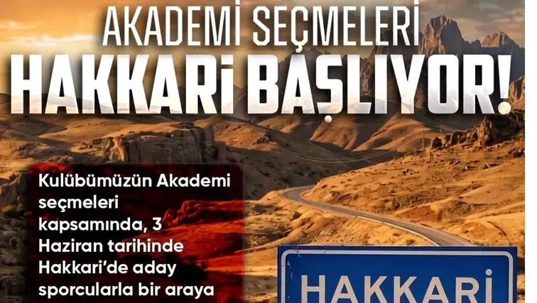 Amedspor Akademi Hakkari'de yetenek avında: Tarih açıklandı