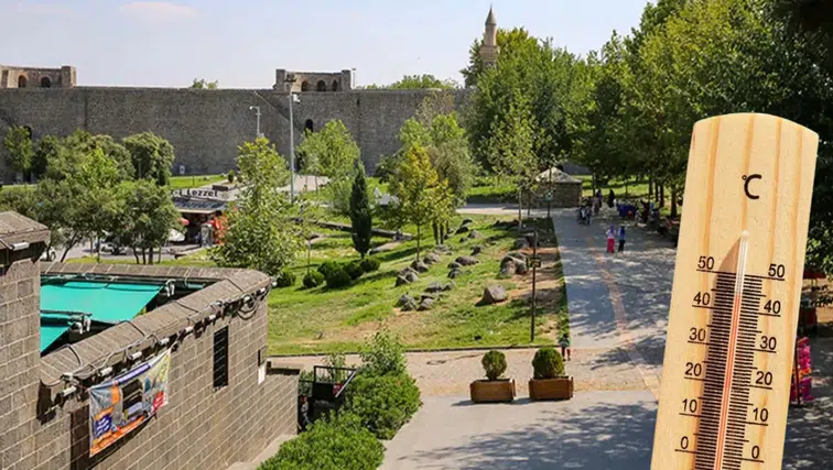 Diyarbakır'ın en serin ve en sıcak ilçeleri belli oldu: İşte günün hava raporu