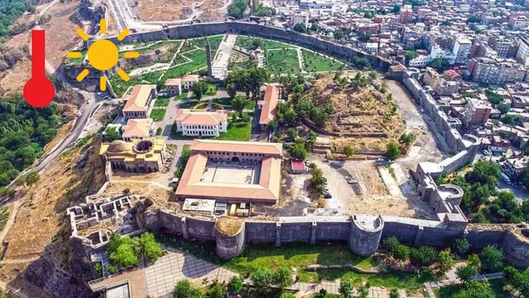 Diyarbakır'da sıcaktan kaçacak yer yok: İşte ilçe ilçe hava durumu