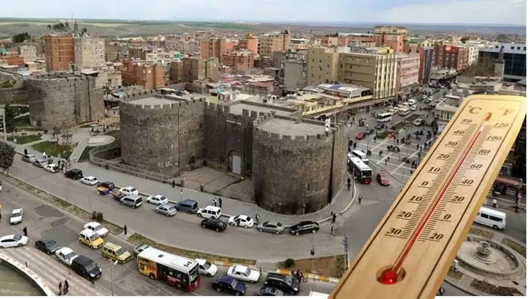 Diyarbakır'da 17 ilçe birden cayır cayır yanıyor: En serin nokta bile 37 derece