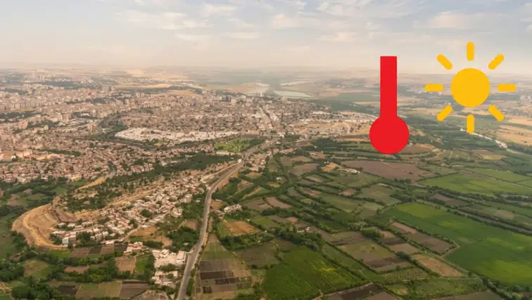 Ağustos sıcağı Diyarbakır'ı fena vurdu: İşte ilçe ilçe hava durumu