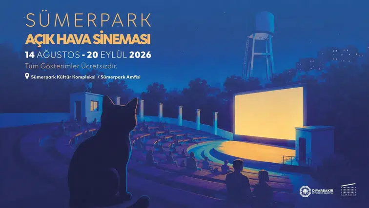 Diyarbakır'da ücretsiz sinema günleri başlıyor: 6 hafta boyunca açık havada film keyfi