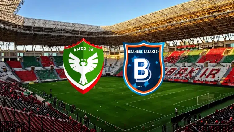 Amedspor Başakşehir maçının muhtemel 11'leri belli oldu: İşte Hasi sürprizleri