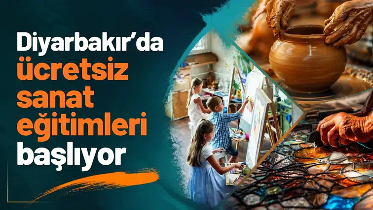 Diyarbakır'da ücretsiz sanat eğitimleri başlıyor: İşte son başvuru tarihi