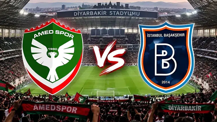 Amedspor Başakşehir maçının ilk 11'leri resmen açıklandı: Kadroda şaşırtan tercihler
