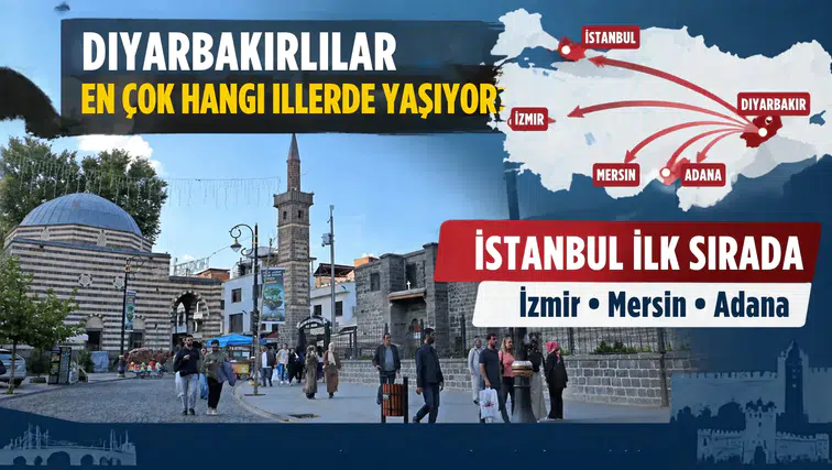 Diyarbakırlıların göç haritası: İşte en çok tercih edilen şehirler
