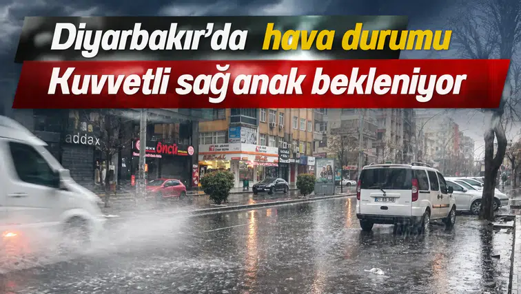 Diyarbakır'da 29 Ekim hava durumu belli oldu: Kuvvetli sağanak bekleniyor
