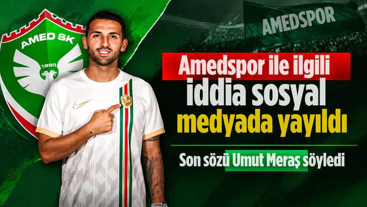 Amedspor ile ilgili iddia sosyal medyada yayıldı: Son sözü Umut Meraş söyledi