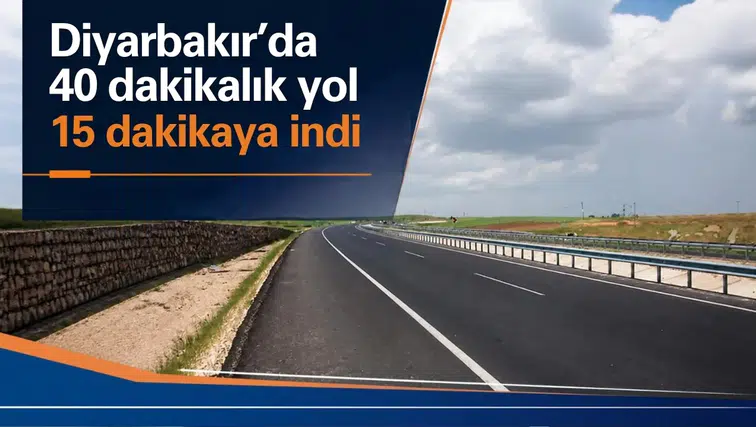 Bakan Uraloğlu duyurdu: Diyarbakır'da 40 dakikalık yol 15 dakikaya indi