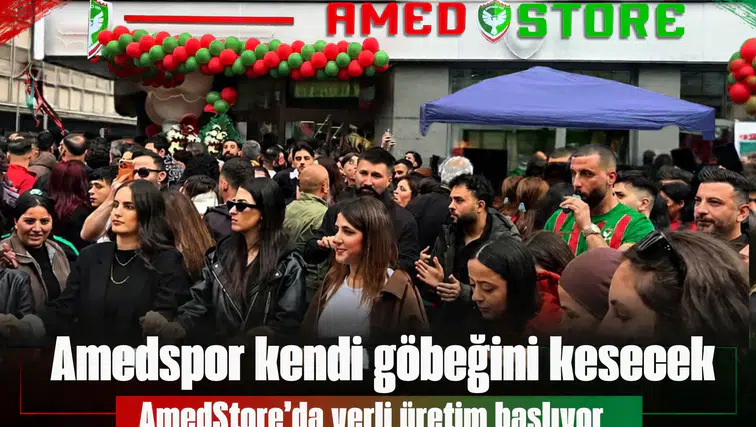 Amedspor kendi göbeğini kesecek: AmedStore'da yerli üretim başlıyor