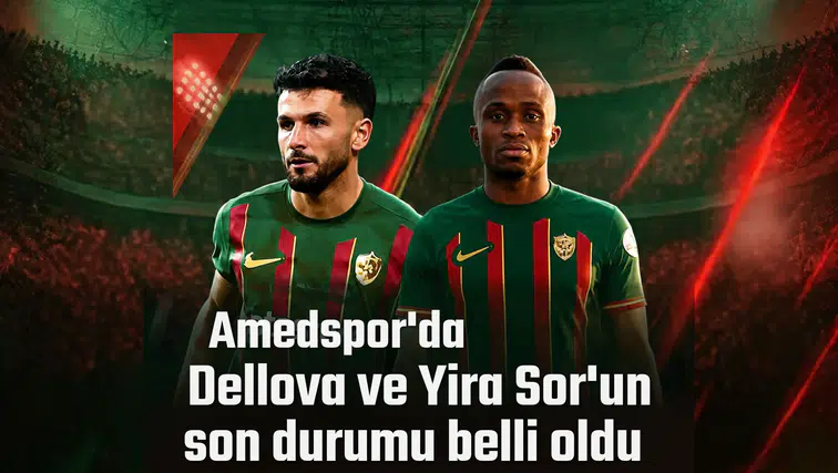 Amedspor'da Yira Sor ve Dellova'nın sakatlıklarında son durum: Gözler Samsunspor maçında