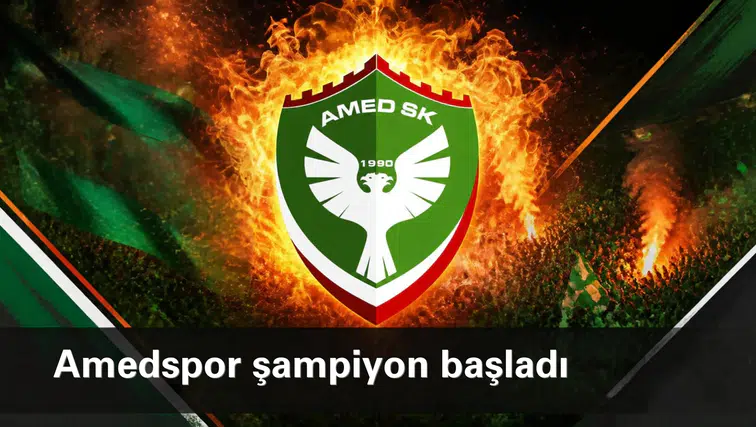 Amedspor şampiyon başladı: 3'te 3 yaparak mutlu sona ulaştılar